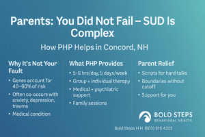 PHP in Concord, NH Hope for Parents of Struggling Young Adults
