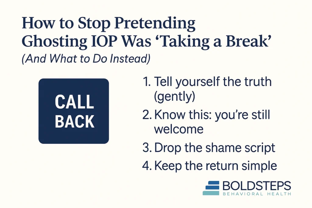 Ghosting IOP and Coming Back